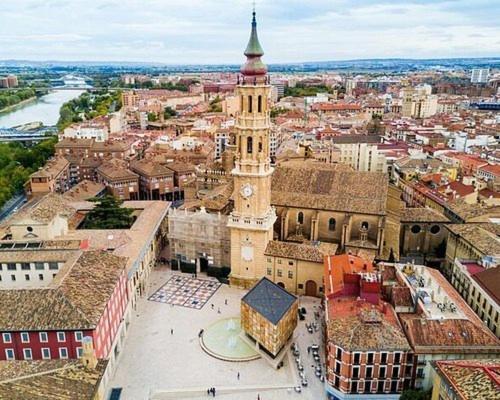 Piso Para 4 Con 2 Parking En Casco Historico De Zaragoza 2 Noches Minimo 외부 사진